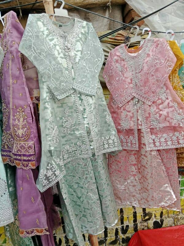 New Design suits shafun and organza Rediment stitch suits 4