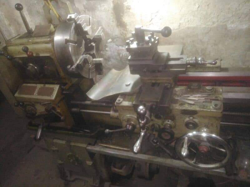 Lath machine head gear 7foot and drill machine Varma price 6.5 lakh 2