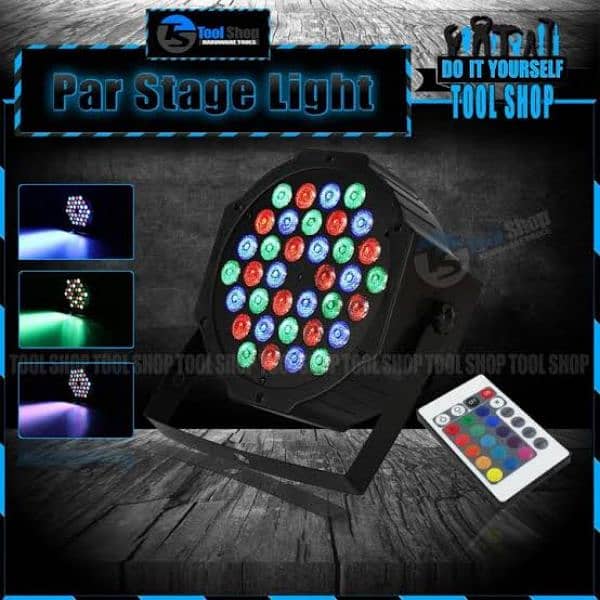 36 LED STAGE RGB LIGHT DJ WITH REMOTE 1