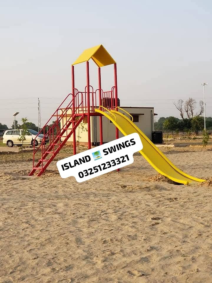 kids Slide/Swings/jhula/Spring rider/jungle gym/gazebo/bar / Island 1