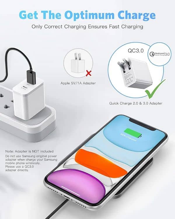 AGPTEK 15W FAST WIRELESS CHARGER 3