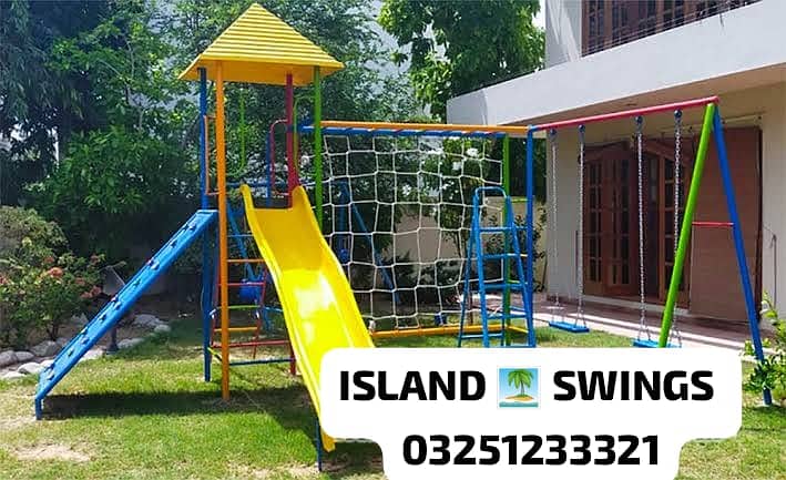 kids Slide/Swings/Kids rides/jhula/Spring rider/jungle gym/gazebo/bar 8