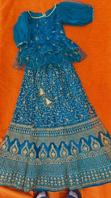 Beautiful lehnga choli for girl 1