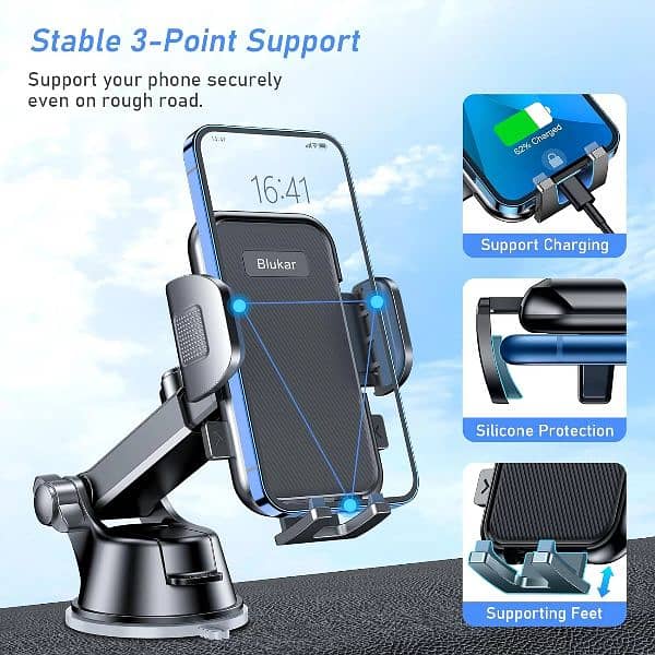 BLUKAR CAR PHONE HOLDER 4 IN 1 2