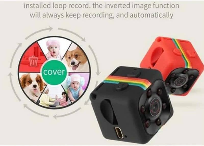 SQ11 HD NIGHT VISION MINI CAMERA 1080P MINI DV CAMERA 4