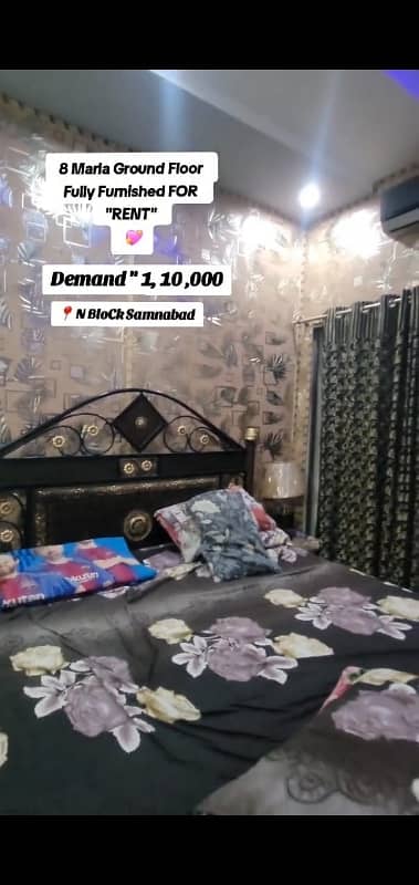 Furnished Lower Portion Available For Rent In Samanabad N Block 0