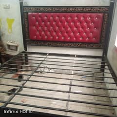 iron double bed