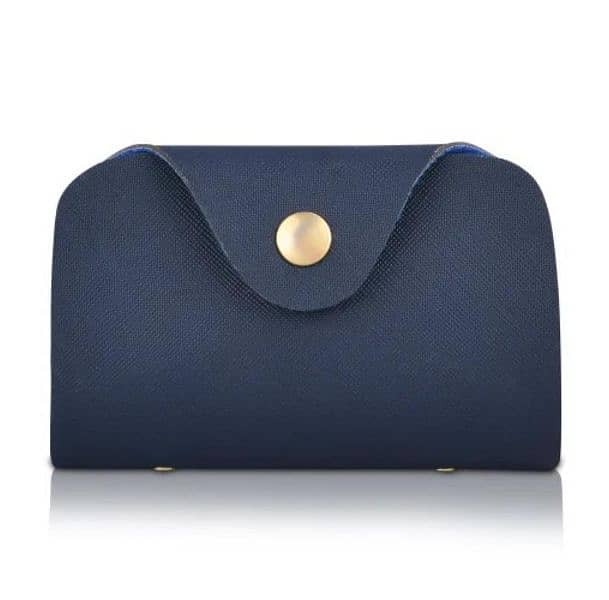 Stylish Blue PU Leather Hand Bag Set 3