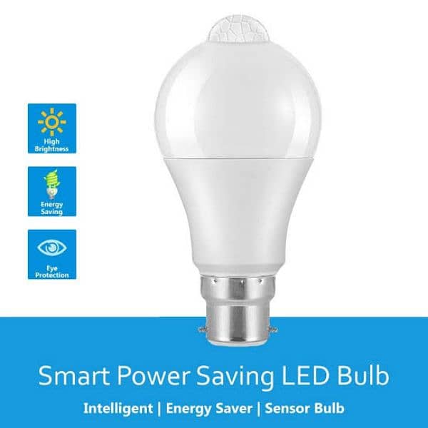 12W PIR Motion Sensor LED Light Bulb E27 IP42 Outdoor Lighting 1