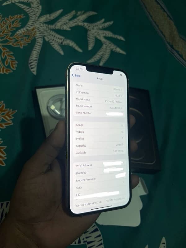 iPhone 12 Pro Max (256gb PTA)urgent Sale. 0/3/0/6/4/3/9/8/4/3/0 7