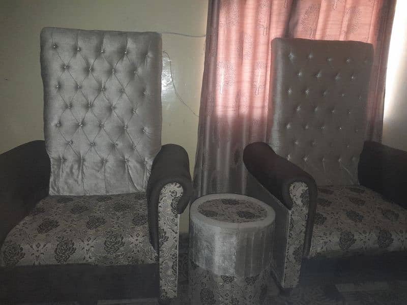 2 Single Set Sofa with Table 0