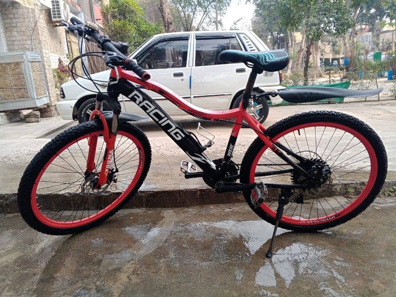 red sport bicycle 6