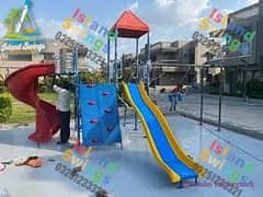 kids Slide/Swings/jhula/Spring rider/jungle gym/gazebo/bar / Island