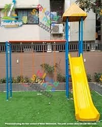 kids Slide/Swings/jhula/Spring rider/jungle gym/gazebo/bar / Island 2