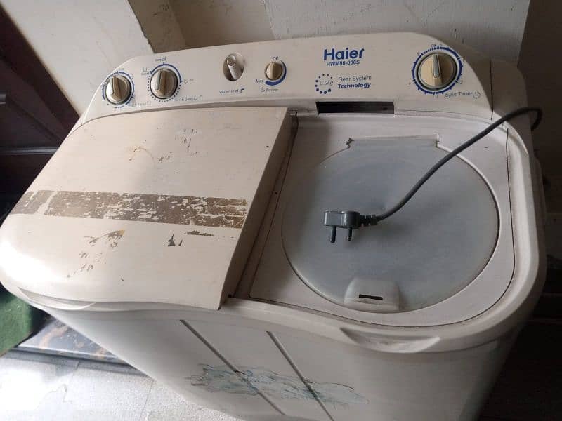 Used Haier 8 Kg washing Machine with dryer 0