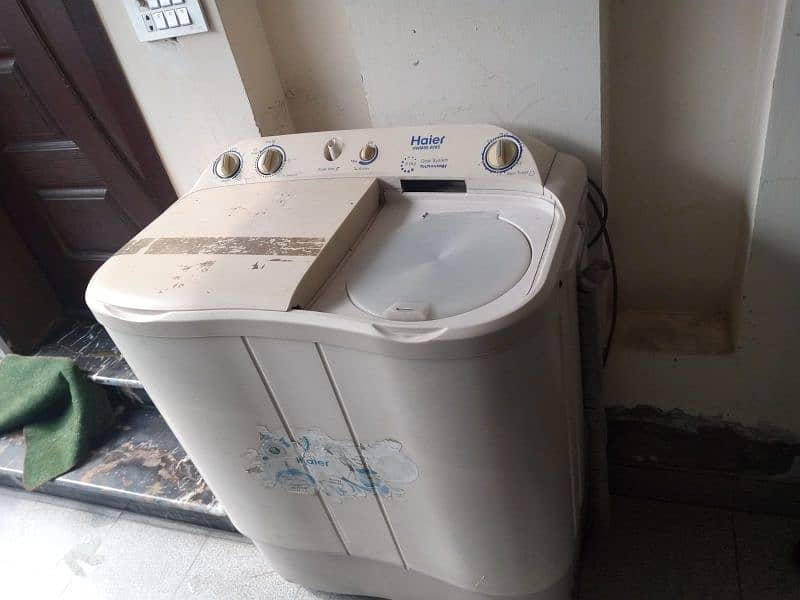 Used Haier 8 Kg washing Machine with dryer 2