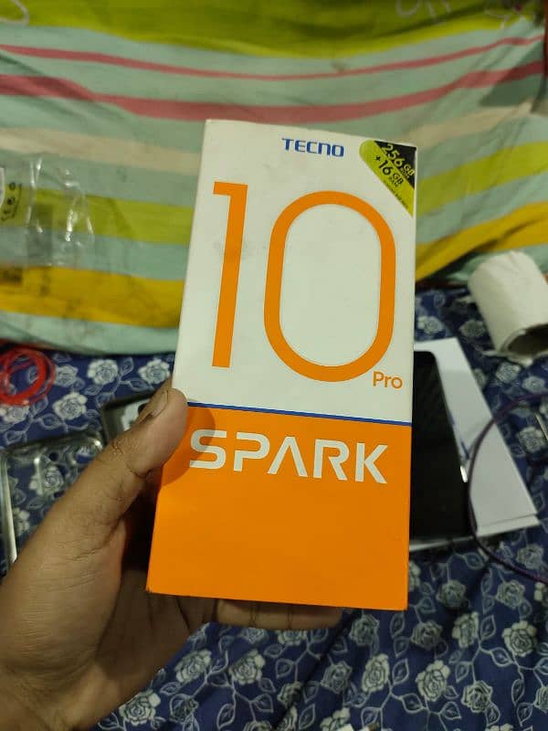 tecno spark 10 pro 256 gb 16 GB all set ok new condition 7