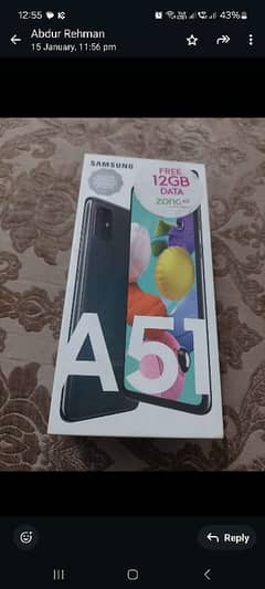 Samsung A51 [8GB + 128GB] Black