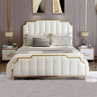 bed set/poshish bed /double bed/king size bed/bed dressing side table 12