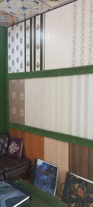 wallpaper PVC panel window blind wooden floor viny floor 0