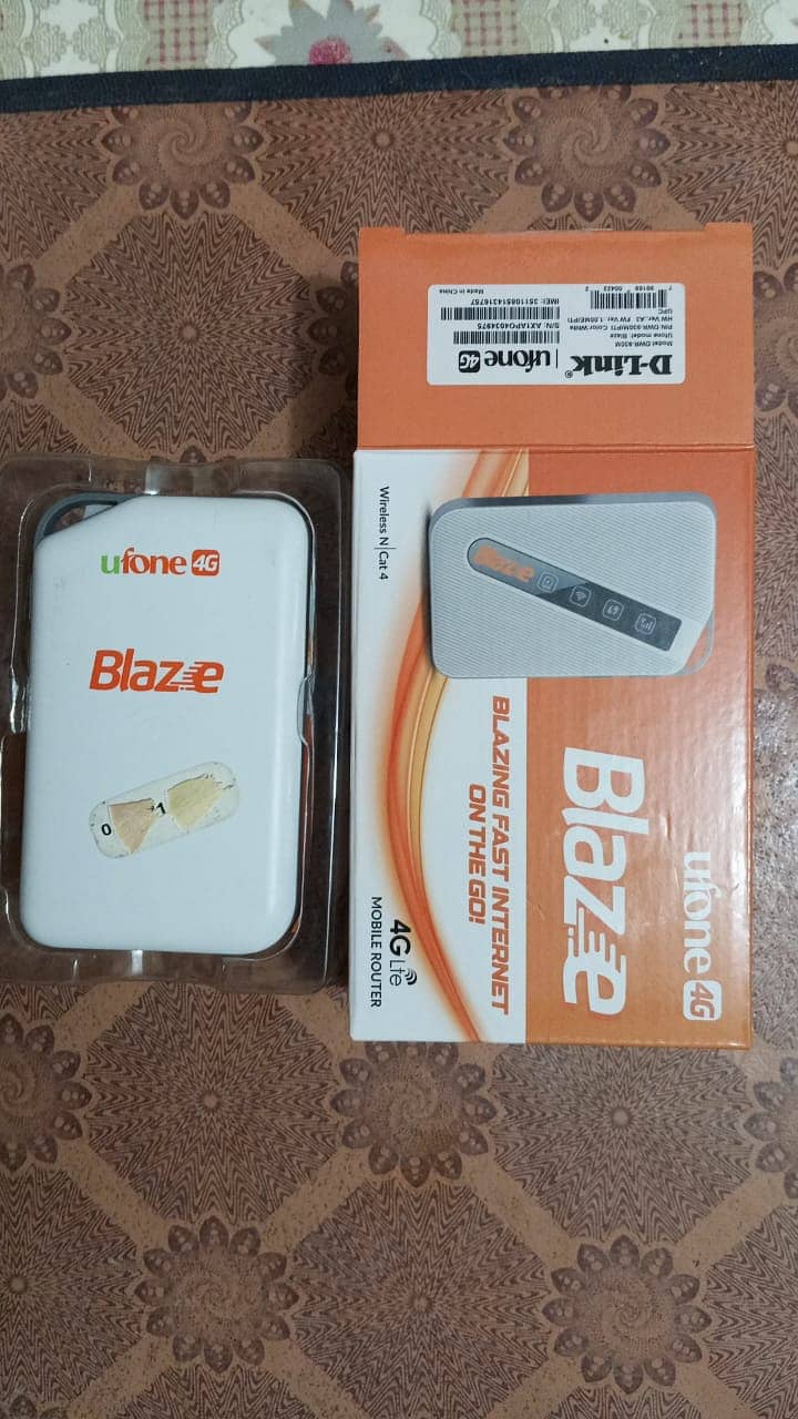 UFONE BLAZE 4G Device Brand New 0