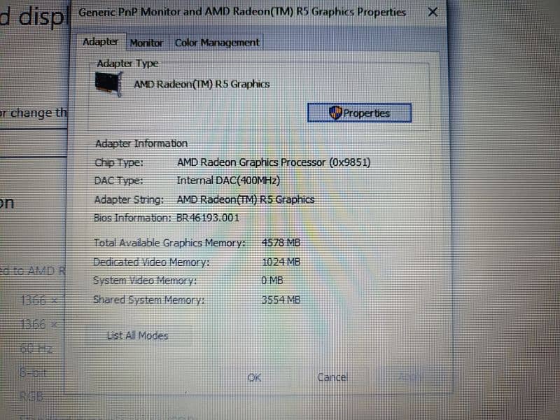 Dell Inspiron 7th gen 8 gb ram 320gb hdd 1 gb dedicated graphics 5