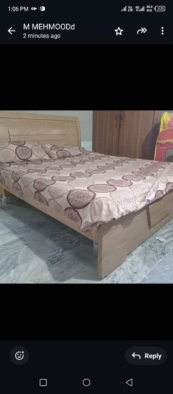 Bed with Fresh New Matters Less Used 2