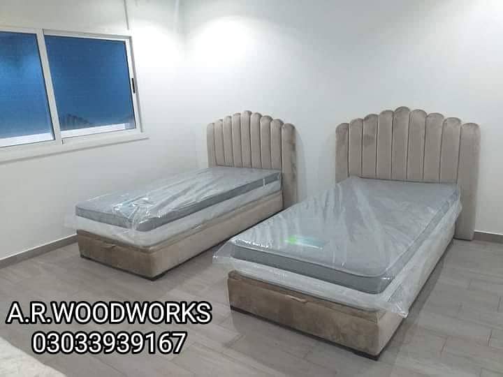 Single Bed Simple/single bed wooden/wooden bed wholesale price 1