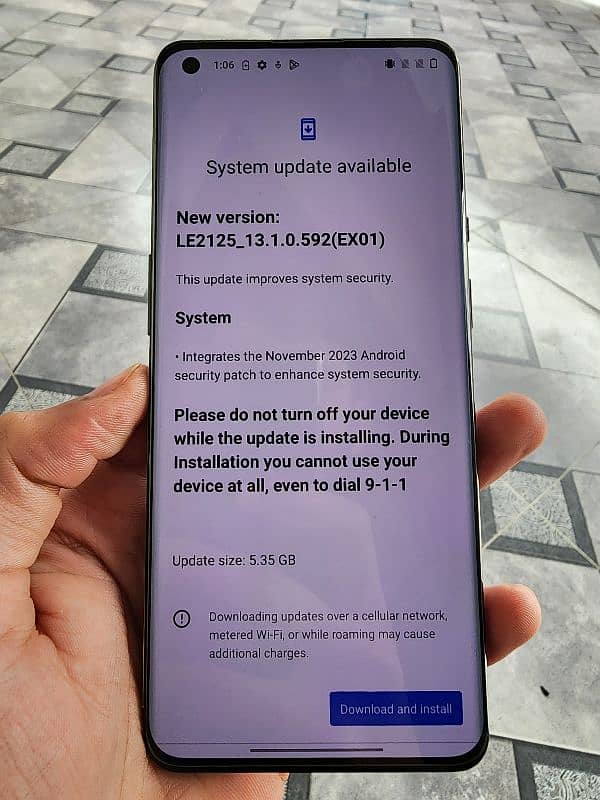 Oneplus 9 pro 12gb Ram 256 Gb Rom VVIP pta approved 2