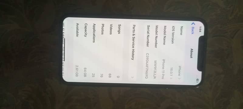 I phone 11 pro jv 10/09 condition sale 4