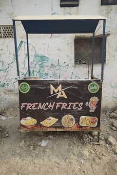 French fries counter