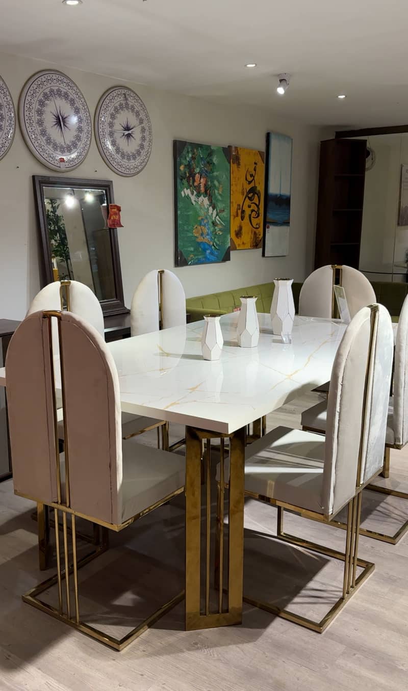 6 Chair Dining table brand new 1