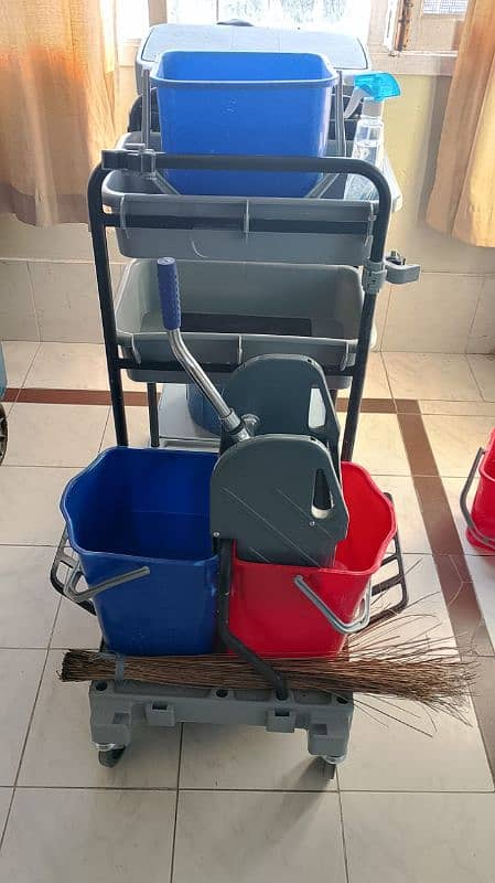 cleaning trolley house keeping trolley washing mop buckets 03130181205 3