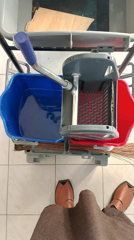 cleaning trolley house keeping trolley washing mop buckets 03130181205 4