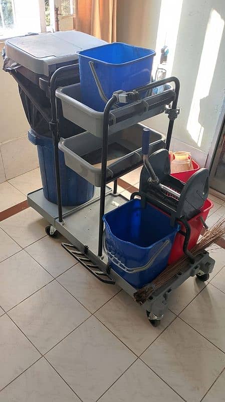 cleaning trolley house keeping trolley washing mop buckets 03130181205 5