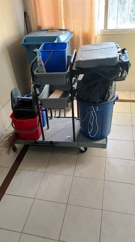 cleaning trolley house keeping trolley washing mop buckets 03130181205 6