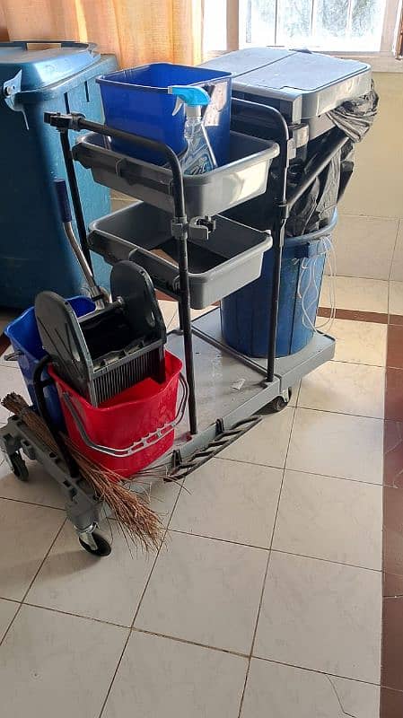 cleaning trolley house keeping trolley washing mop buckets 03130181205 7