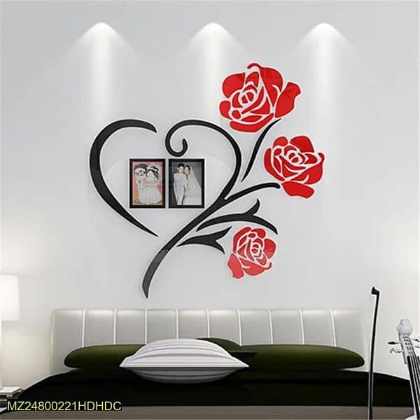 Modern Rose Wall Art 0