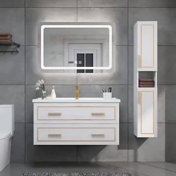 Corian Top bathroom Vanity/ Corian Bathroom Vanities 2