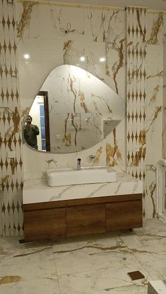 Corian Top bathroom Vanity/ Corian Bathroom Vanities 7