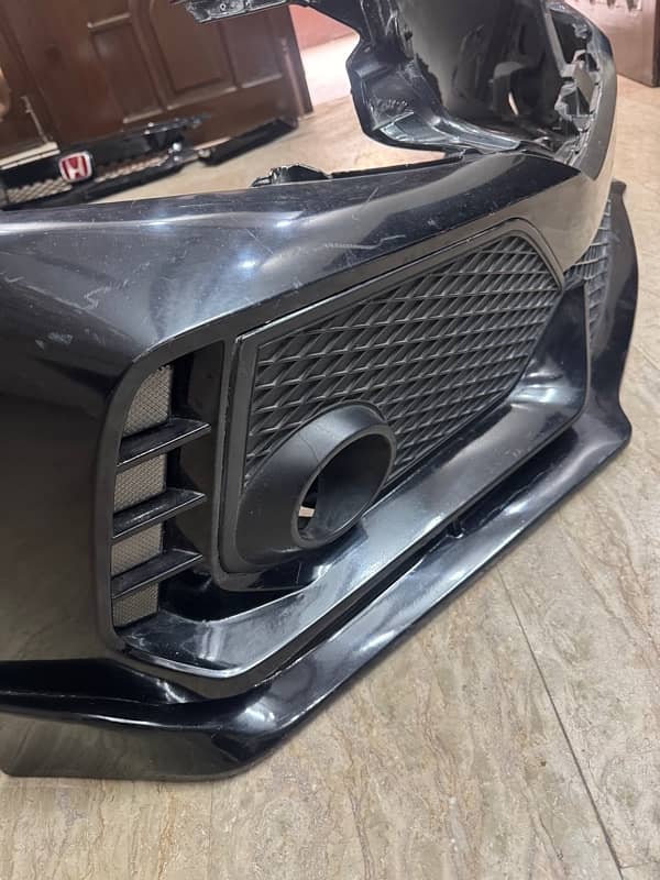 civic x type r v2 front bumper complete 0