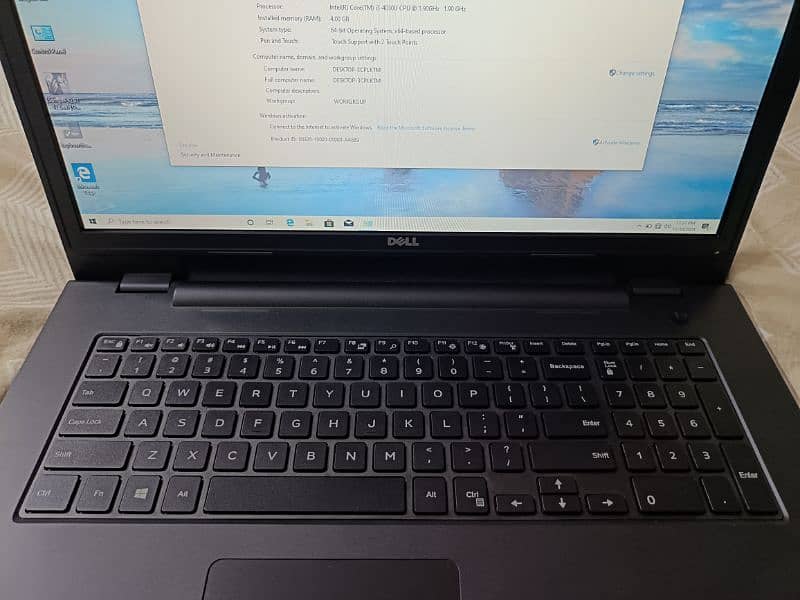 dell Inspiron 5748 , 4th gen, 4 gb ram, 320 gb hdd 17 inch 1