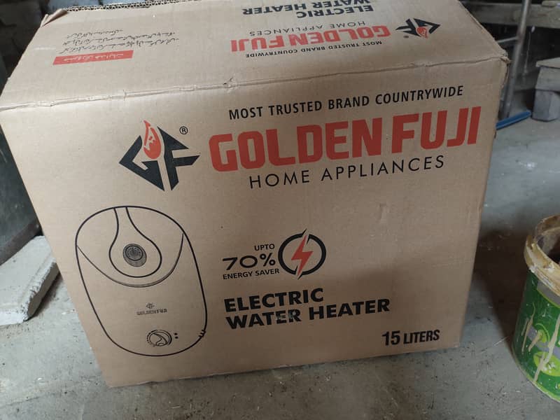 WATER HEATER ELECTRIC  15 LITERS GOLDEN FUJI 3