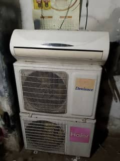 running condition ac all ok 1 ton set 1.5 out door only