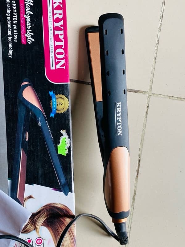 Krypton Hair Straightener (import from dubai] 5