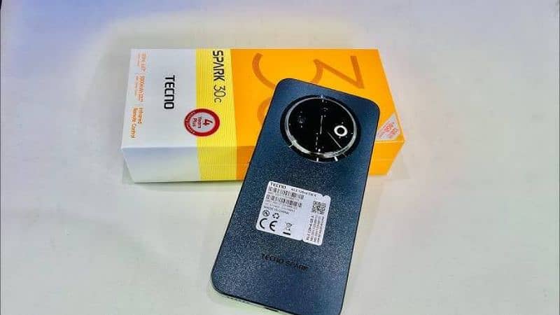 Tecno spark 30c 6+6 ram 128 storeg only one month use camplit box 2