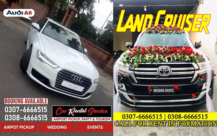 RENT A CAR AUDI A6 | LIMO | PRADO | AUDI CAR RENTAL FORTUNER | V8 5