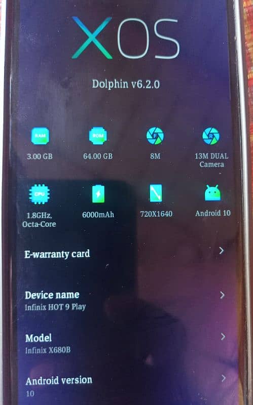 Infinix HOT 9 PLAY, 3GB, 64GB 1