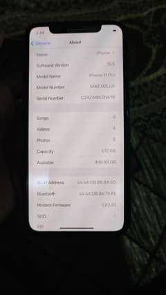 Iphone 11 Pro 512GB GOLD colour LLA NON-PTA