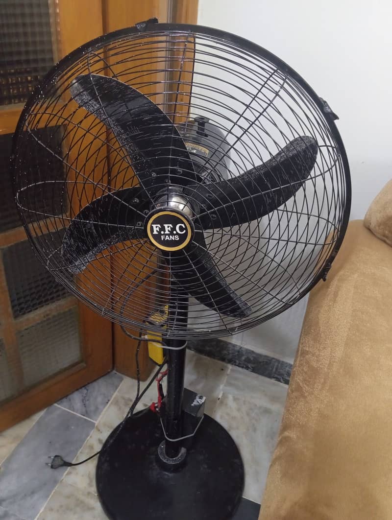 Rechargeable AC DC fan with battery 1